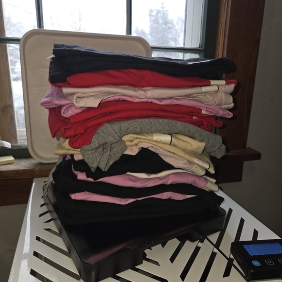 blank T-shirt Lot 20pc juniors xs-xxl crop lightweight multi color - Picture 2 of 3